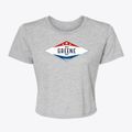 Greene Iowa Diamond Star Women's Crop Top additional view 1