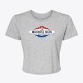 Mashpee Neck Massachusetts Diamond Star Women's Crop Top additional view 1