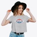 Mashpee Neck Massachusetts Diamond Star Women's Crop Top additional view 2