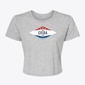 Exira Iowa Diamond Star Women's Crop Top additional view 1