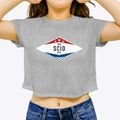 Scio Ohio Diamond Star Women's Crop Top additional product view 3
