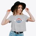 Tilghmanton Maryland Diamond Star Women's Crop Top additional view 2