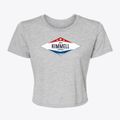 Kimmell Indiana Diamond Star Women's Crop Top additional view 1