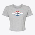 Derby Ohio Diamond Star Women's Crop Top additional product view 1