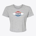 Lebanon Oregon Diamond Star Women's Crop Top additional view 1