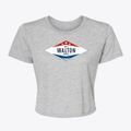 Walton Kansas Diamond Star Women's Crop Top additional product view 1