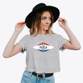 Perla Arkansas Diamond Star Women's Crop Top additional product view 2