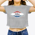 Perla Arkansas Diamond Star Women's Crop Top additional product view 3