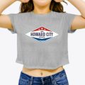 Howard City Nebraska Diamond Star Women's Crop Top additional view 3