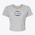 North Henderson Illinois Diamond Star Women's Crop Top additional view 1