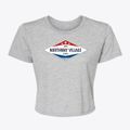 Northway Village Alaska Diamond Star Women's Crop Top additional view 1