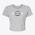 New Haven Iowa Diamond Star Women's Crop Top additional view 1