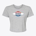 Brevard North Carolina Diamond Star Women's Crop Top additional view 1