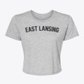 East Lansing Michigan Classic Curve Women's Crop Top additional view 1