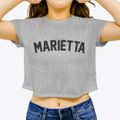 Marietta Pennsylvania Classic Curve Women's Crop Top additional view 3