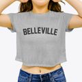 Belleville Wisconsin Classic Curve Women's Crop Top additional view 3