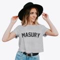 Masury Ohio Classic Curve Women's Crop Top additional product view 2