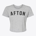 Afton Wyoming Classic Curve Women's Crop Top additional view 1