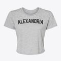 Alexandria Ohio Classic Curve Women's Crop Top additional view 1