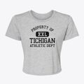 Tichigan Wisconsin Athletic Dept Women's Crop Top additional view 1
