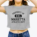 Marietta Pennsylvania Athletic Dept Women's Crop Top additional view 3