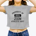 Zion Pennsylvania Athletic Dept Women's Crop Top additional view 3