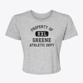 Greene Iowa Athletic Dept Women's Crop Top additional view 1
