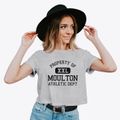 Moulton Texas Athletic Dept Women's Crop Top additional view 2