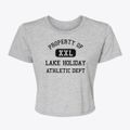 Lake Holiday Indiana Athletic Dept Women's Crop Top additional view 1
