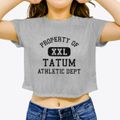 Tatum New Mexico Athletic Dept Women's Crop Top additional view 3