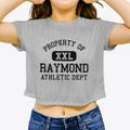 Raymond Iowa Athletic Dept Women's Crop Top additional view 3