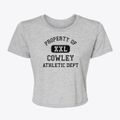 Cowley Wyoming Athletic Dept Women's Crop Top additional view 1