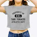 San Ygnacio Texas Athletic Dept Women's Crop Top additional view 3