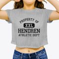 Hendren Wisconsin Athletic Dept Women's Crop Top additional view 3
