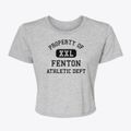 Fenton Iowa Athletic Dept Women's Crop Top additional view 1