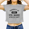 Ste. Marie Illinois Athletic Dept Women's Crop Top additional view 3