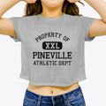 Pineville Arkansas Athletic Dept Women's Crop Top additional view 3