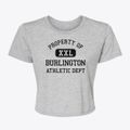 Burlington West Virginia Athletic Dept Women's Crop Top additional view 1