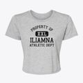 Iliamna Alaska Athletic Dept Women's Crop Top additional view 1