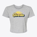 Elverta California Sublime Sunset Women's Crop Top additional view 1