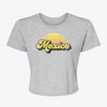 Mexico New York Sublime Sunset Women's Crop Top additional view 1