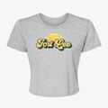 Fort Lee Virginia Sublime Sunset Women's Crop Top additional view 1