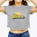 Stowe Vermont Sublime Sunset Women's Crop Top additional product view 3