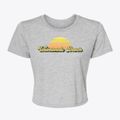 Waimanalo Beach Hawaii Sublime Sunset Women's Crop Top additional view 1