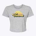 Verona Virginia Sublime Sunset Women's Crop Top additional view 1