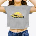 Verona Virginia Sublime Sunset Women's Crop Top additional view 3