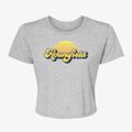 Hounsfield New York Sublime Sunset Women's Crop Top additional view 1
