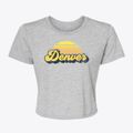 Denver North Carolina Sublime Sunset Women's Crop Top additional view 1