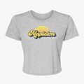 Mapleton Maine Sublime Sunset Women's Crop Top additional product view 1