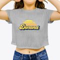Durand Wisconsin Sublime Sunset Women's Crop Top additional product view 3